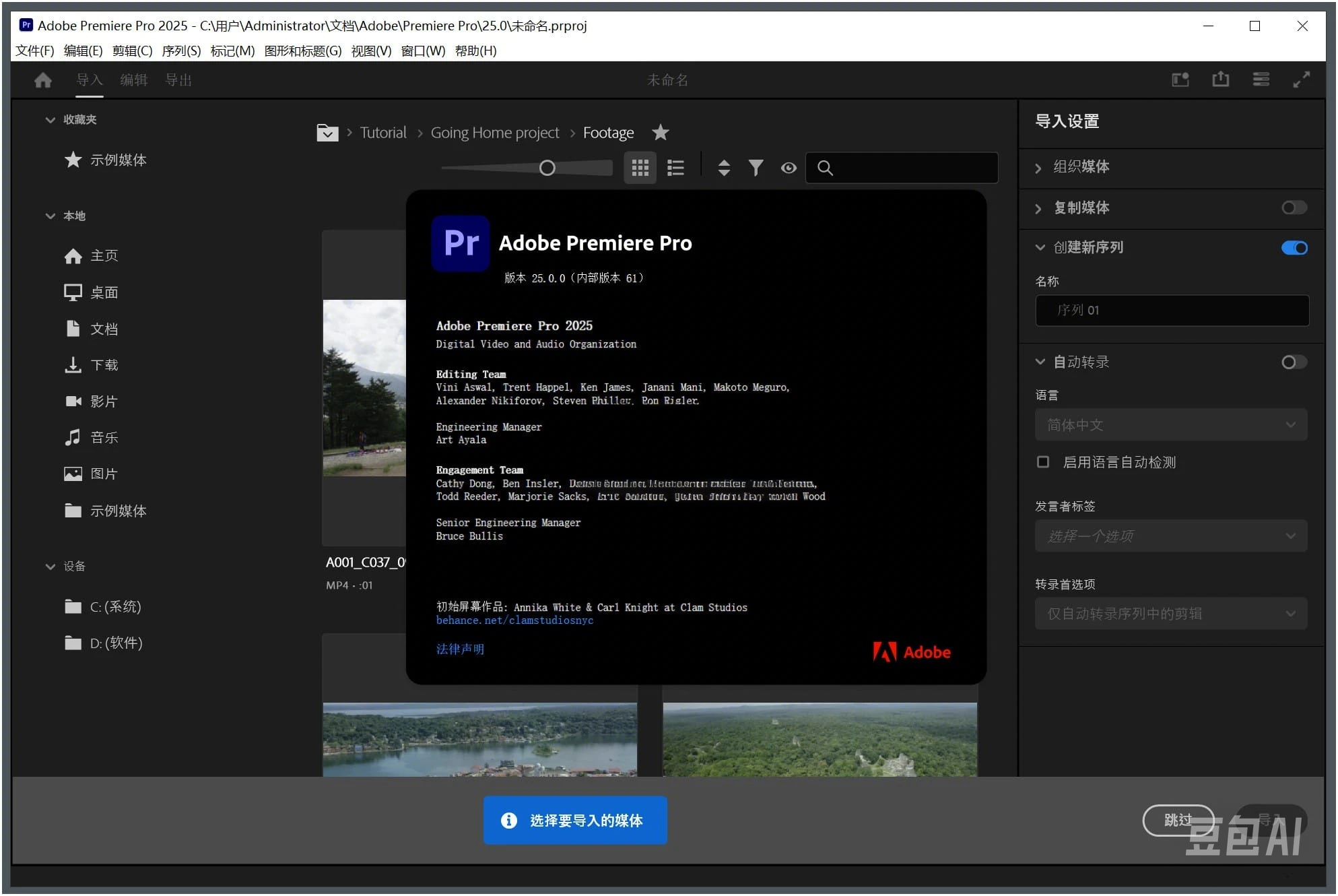 Adobe Premiere Pro 2025